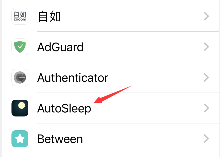 autosleep切换中文