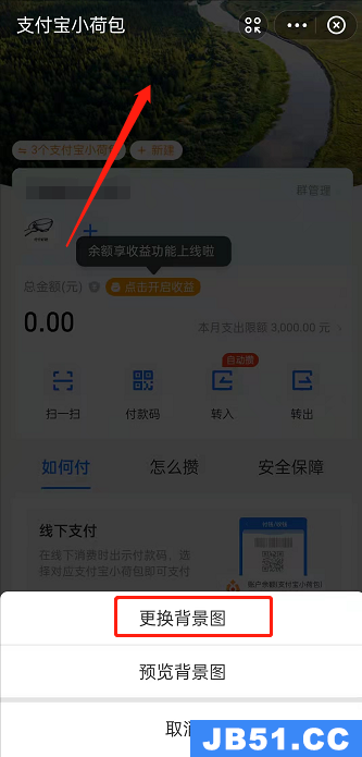 支付宝小荷包怎么改金额