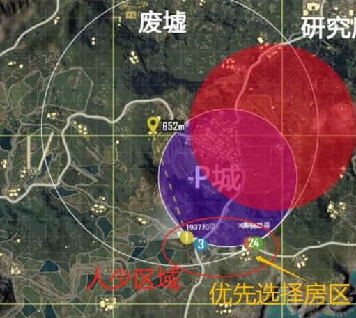 和平精英圈中圈模式苟分技巧分享-和平精英圈中圈模式哪里人少