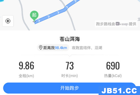 百度地图设置跑步路线的操作流程是什么