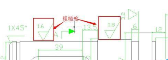 cad2010怎么标注粗糙度