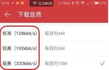 网易云怎样选择下载音质