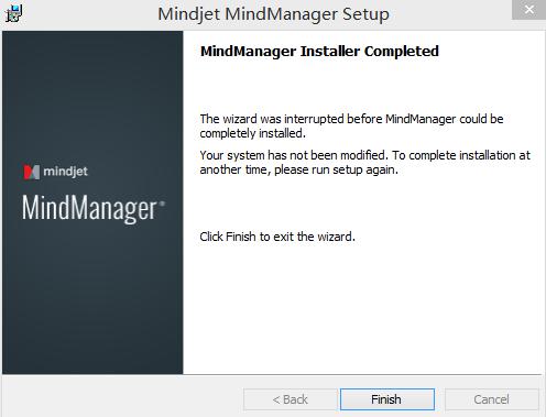 安装mindmanager出错