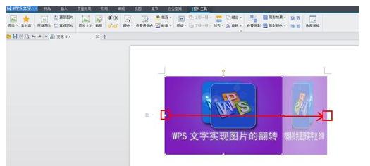 wps文字翻转怎么弄