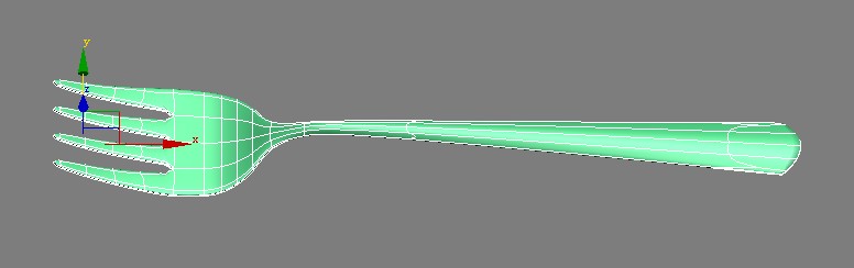 3dmax叉子建模教程