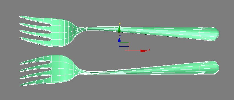 3dmax叉子建模教程