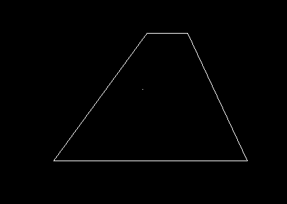 autocad怎么画梯形
