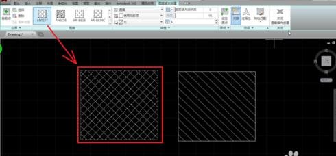 autocad如何填充阴影