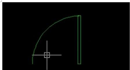 cad画门的弧线怎么画教学