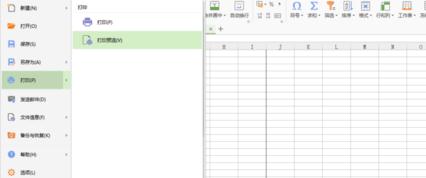 wps表格怎么设置打印预览