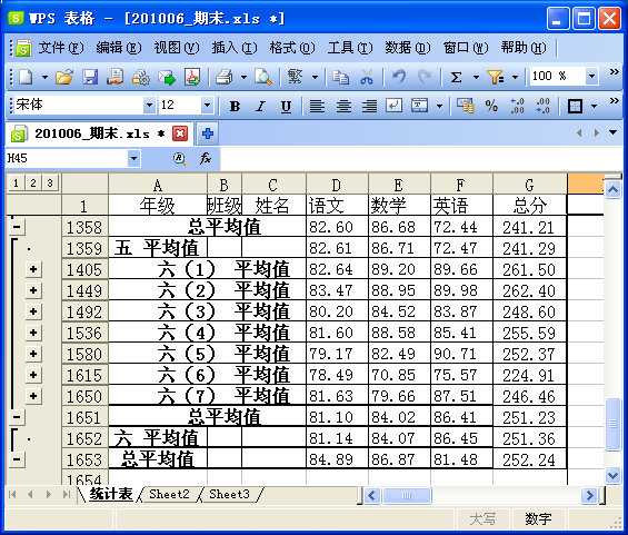 怎么在wps上制作学生成绩表