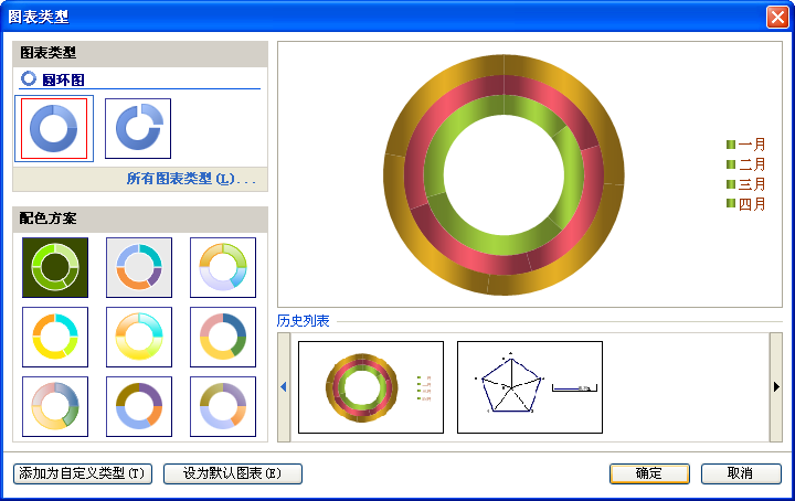 如何使用wps演示制作12色相环图