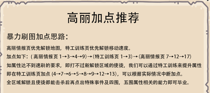 最强蜗牛高丽刷图加点攻略-保守加点思路分享