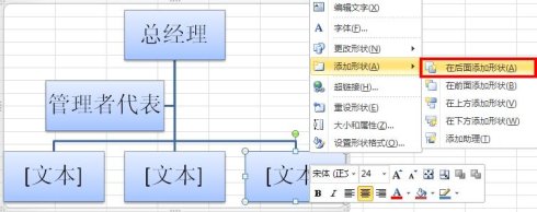 excel中如何制作组织结构图