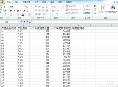 在不改变原有数据顺序的情况下排名