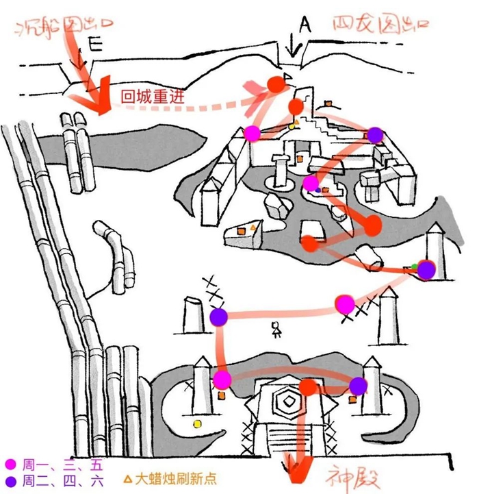 光遇暮土蜡烛收集攻略-暮土蜡烛路线位置大全