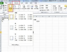 在excel2010中的页面设置中可以设置什么