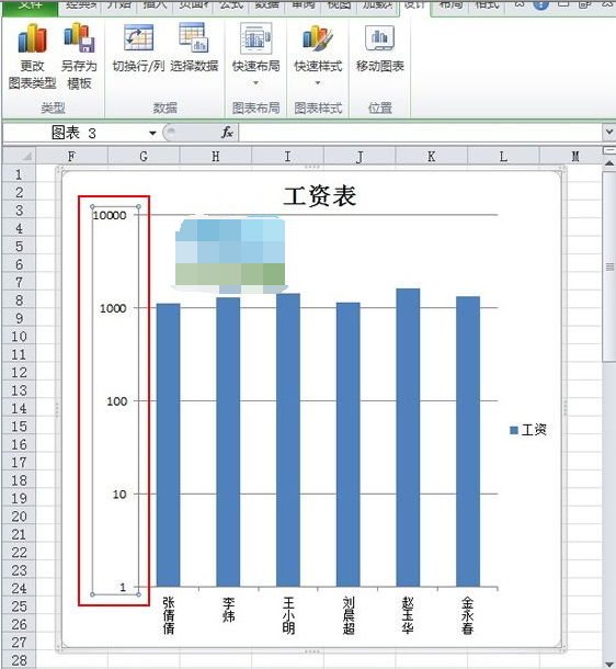 excel 2010中怎样使用对数刻度?使用对数刻度的方法