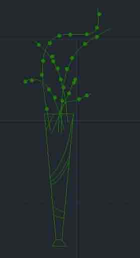 如何在autocad中绘制立体的植物图