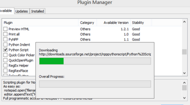notepad安装pythonscript插件