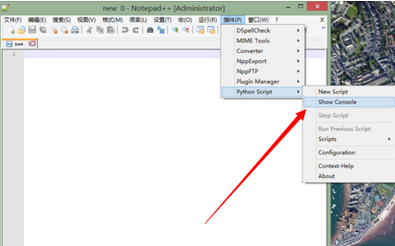 notepad安装pythonscript插件