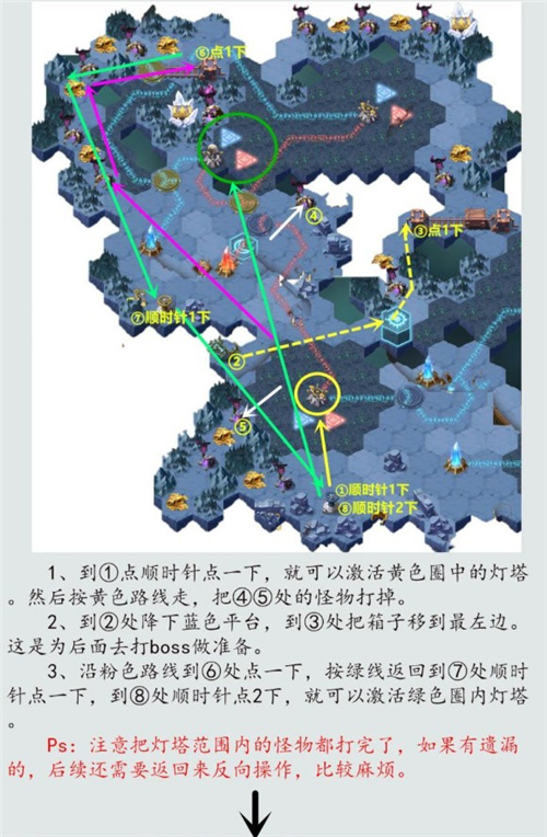 剑与远征黑鞘森林通关路线图-黑鞘森全宝箱奖励通关攻略