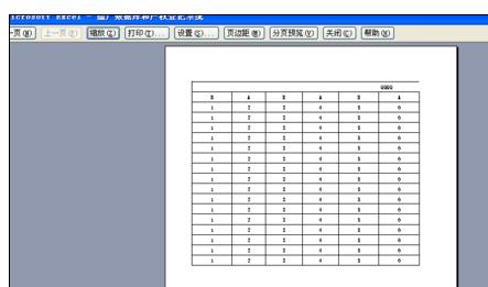 excel2003表格打印怎么设置成一张纸