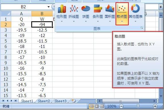 如何使用excel绘制散点图