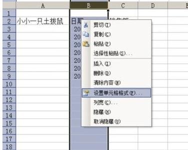 在excel2003中根据日期进行筛选的具体操作是