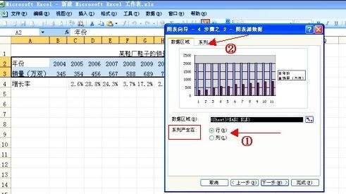 excel2007制作图表