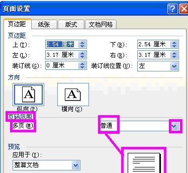 word2003页面设置在哪里