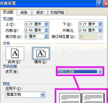 word2003页面设置在哪里