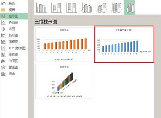 excel2013怎么做柱状图