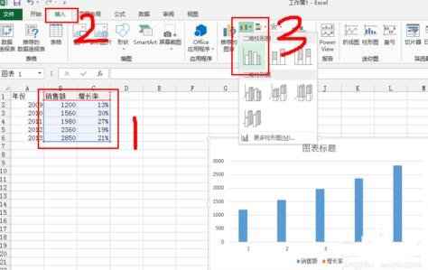 在excel2013中添加次坐标轴的具体操作步骤是