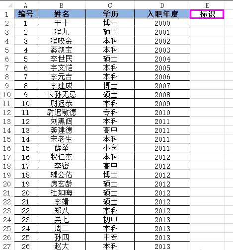 excel2013中使用反向选择的具体操作步骤是