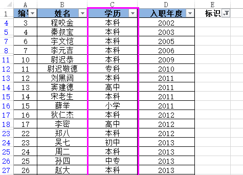 excel2013中使用反向选择的具体操作步骤是