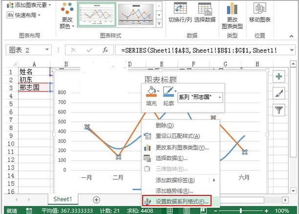 如何用excel制作趋势图