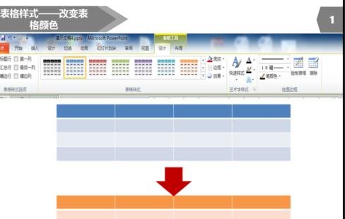 ppt表格边框颜色怎么设置