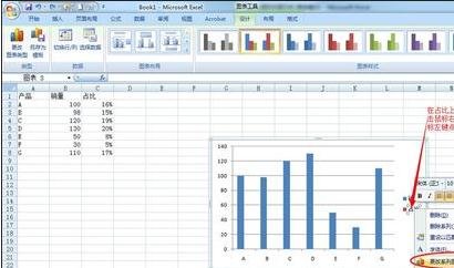 excel2007怎么设置次坐标轴