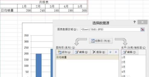 怎么让数据在柱形图里面显示