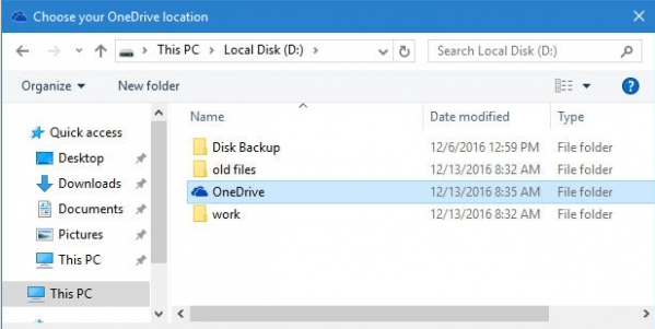 onedrive更换文件夹