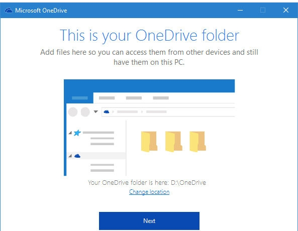 onedrive更换文件夹