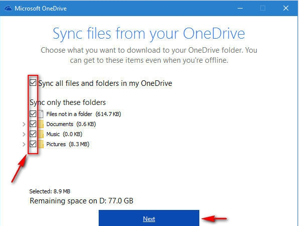 onedrive更换文件夹