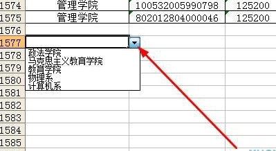 在单元格中创建下拉列表菜单