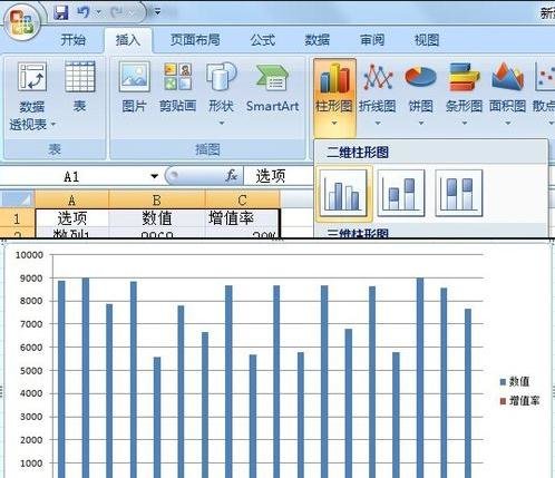 excel如何添加双纵坐标