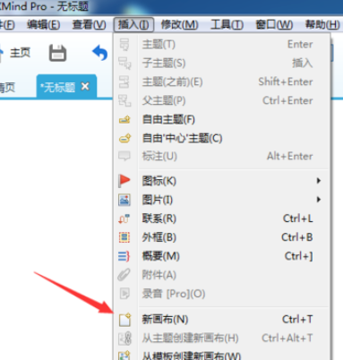 xmind思维导图怎么插