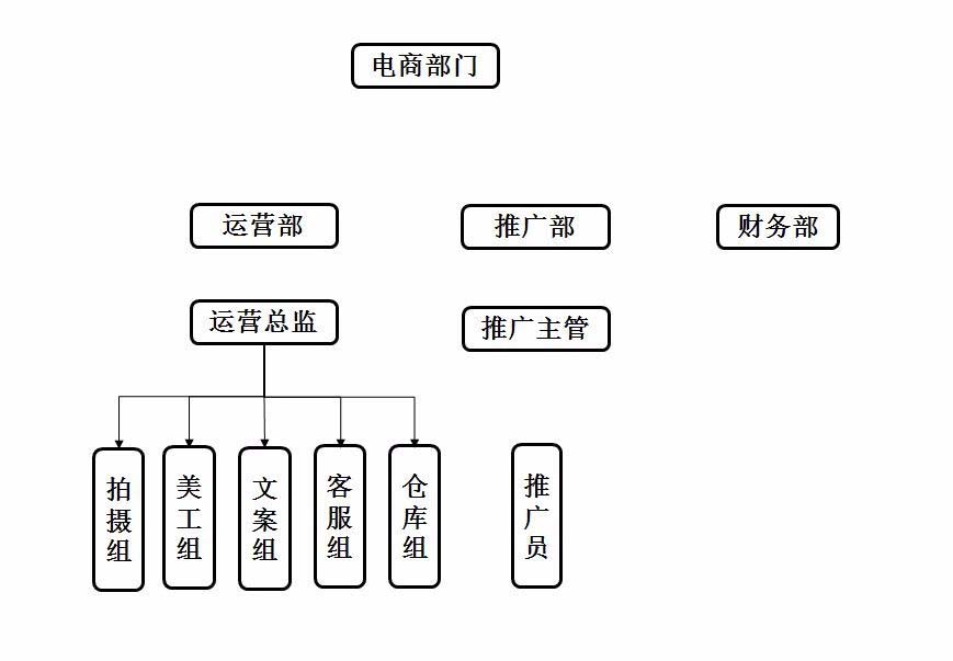 电商部门架构图