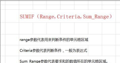 如何利用excel进行多条件求和