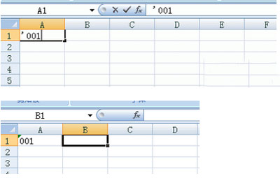 excel表格中怎么输入0