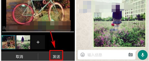 whatsapp怎么发